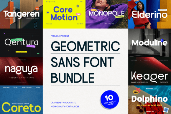 Download Geometric Sans Bundle - Sans Collection