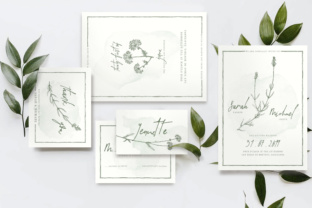 Download Natural Floral Wedding Invitation Suite - Natural Collection