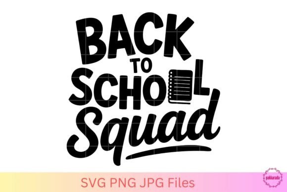 Download Back to School Squad SVG, Teacher Kids - School Collection