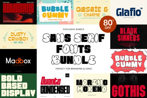 Download Sans Serif Bundle Collection - Sans Collection