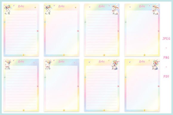 Download SPRING BUNNY 4X6 NOTEPAD SET - Spring Collection